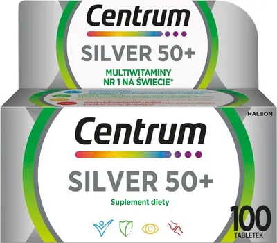 Produktbild von Centrum Silver 50+ Multivitamin-Komplex, 100 Tabletten