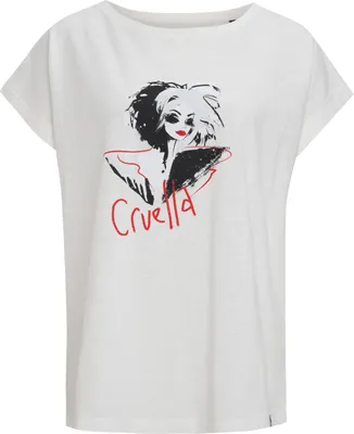 Produktbild von Recovered T-Shirt Cruella Devil Art Ecru im zeitlosen Design Ecru XL
