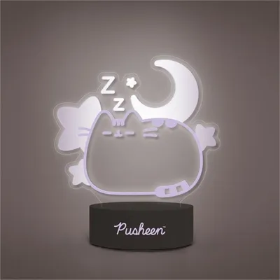 Productafbeelding van Pusheen, LED-nachtlamp, decoratieve "Dreams"-collectie, zwart