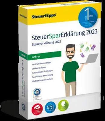 Produktbild von SteuerSparErklärung Lehrer 2023
