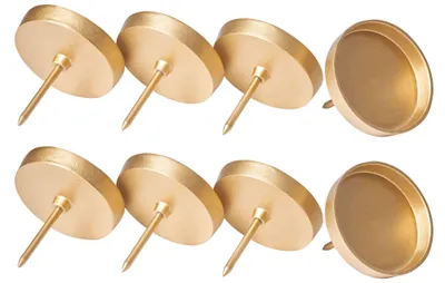 Productafbeelding van Novaliv, 8 kerstkaarsen zonder spil, 8,5 cm, GOUD, ALUMINIUM. Kerstdiscus voor decoratie, adventskransdecoratie, steekkaarsenhouder, metalen, rond, kaarsenhouder, kerstdecoratie, kaarsenstandaard