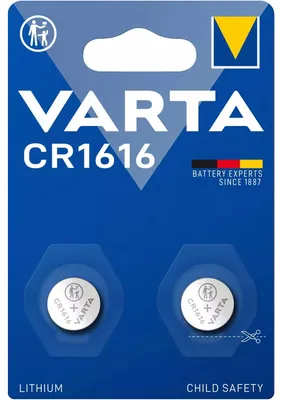 Image de Bte10.2xblist.cr1616.3v.lithium. - Varta
