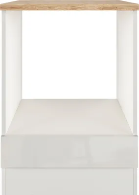 Obrázok produktu pre Kuchynská skrinka na vstavanú rúru Flex Well Lund 60 x 60 x 85 cm svetle sivá lesk dymovo sivá matný