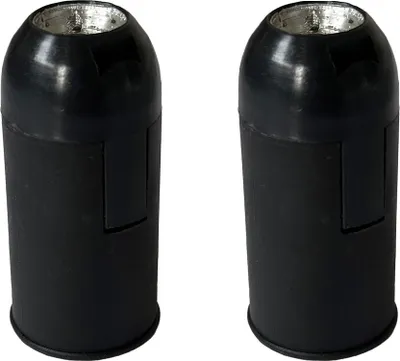 Produktbild von 2 x Relco Fassung E14 M10 Gewinde Lampenfassung Schwarz