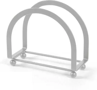 Produktbild von Drehteimer aus Metall 14 x 6 x 13 cm weiß