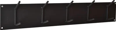 Produktbild von LOFT42 Factory Wandgaderobe 5 Haken - Metall - Schwarz - 12x70x10