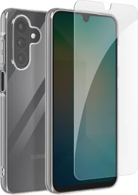 Produktbild von Mayaxess, Schutzpaket für Samsung Galaxy A26 Flexibles Case und Panzerglas, Transparent