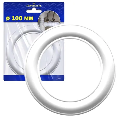 Kunststoffkappe für Gasabgasrohr, Ø 100 mm, weiß