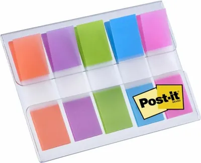 Image de Post-It 7100102672 drapeau auto-adhésif 20 feuilles