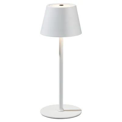 Produktbild von LED-Tischlampe - H 31 cm - Weiß matt - Metall - dimmbar