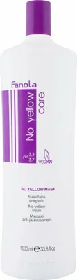 Zdjęcie produktu dla Fanola No Yellow Mask maska do włosów platynowy blond i siwych 1000 ml