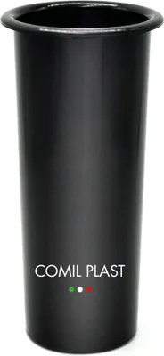 Produktbild von Comil Plast | Innenblumenhalter aus Kunststoff für Friedhofsvase Farbe Schwarz | Durchmesser 7,5 cm, Höhe 18 cm., 18cm