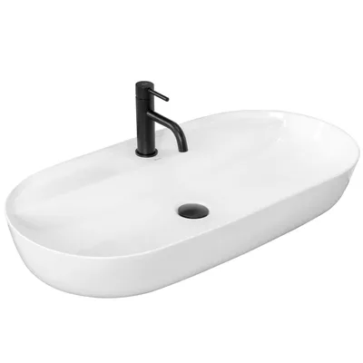 Imagen del producto de Lavabo Sobre Encimera Rea Aura 81 White81X41X14Cm