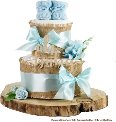 Produktbild von Windeltorte Alles Jute | zur Geburt blue