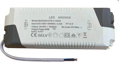Image de Transformateur pour panneau LED 60 W à courant constant - Non gradable - Sans scintillement