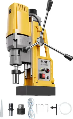 Obrázok produktu pre Magnetická jadrová vŕtačka VEVOR, 1400 W, priemer 50 mm, 13000 N, 750 otáčok za minútu, vhodná na kovové povrchy, priemysel, kutilstvo