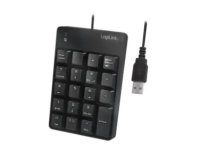 Immagine prodotto di Tastiera Logilink con porta USB-A nera