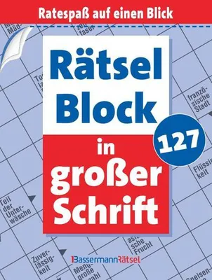 Immagine prodotto di Rätselblock in großer Schrift 127