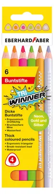 Immagine prodotto di EBERHARD FABER Matita colorata triangolare TRI Winner 4,0 mm confezione da 6 pezzi
