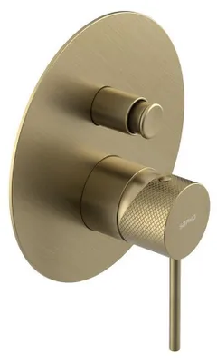 Produktbild von Sapho ULTRASAN Unterputz-Duscharmatur, 2 Weg, Gold matt