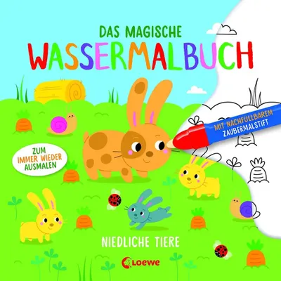 Image de Das magische Wassermalbuch - Niedliche Tiere
