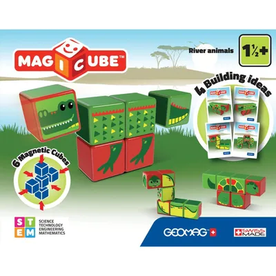 Produktbild von Geomag Magicube Flusstiere Schildkröte