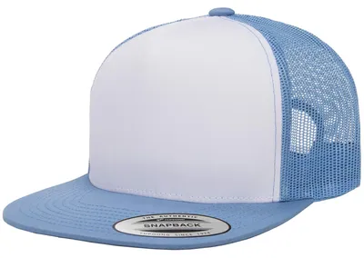 Image de Casquette trucker « Classic » Yupoong FK1760 (taille unique) (blanc/bleu classique)