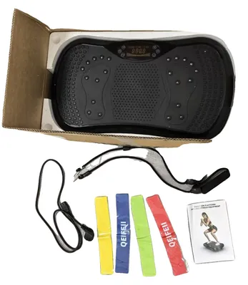 Produktbild von Vibrationsübungsmachine, Kompaktes Design, Bluetooth-Konnektivität, 9 Sportausrüstungen