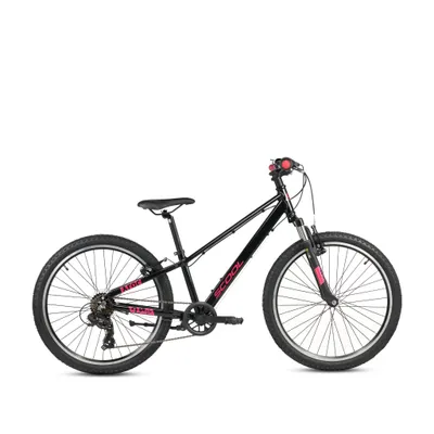 Produktbild von 24 Zoll Kinderfahrrad, 7-Gang, MTB Kinderfahrrad, S’COOL Xroc pro, ab 7–11 Jahre, 130–150 cm, Orange/Pink