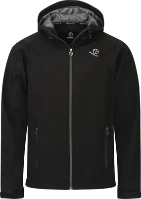 Produktbild von GRADNETZ atmungsaktive Outdoor Softshelljacke mit Kapuze schwarz