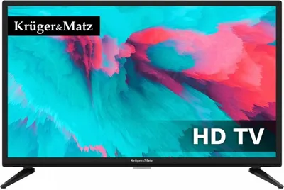 Produktbild von Krüger&Matz KM0224-T3, 61 cm (24 Zoll), 1366 x 768 Pixel, HD, LED, DVB-C, DVB-T, DVB-T2, Schwarz Fernseher TV H.265 HEVC 230/12V