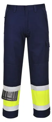 Immagine prodotto di Portwest MV26 Pantaloni MODAFLAME ad alta visibilità giallo/marino taglia M