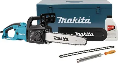 Imagen del producto de Makita UC3551AK, 35 cm, 14,5 m/s, 76,2 / 8 mm (3/8"), color negro, azul, alimentación de corriente alterna, 2000 W