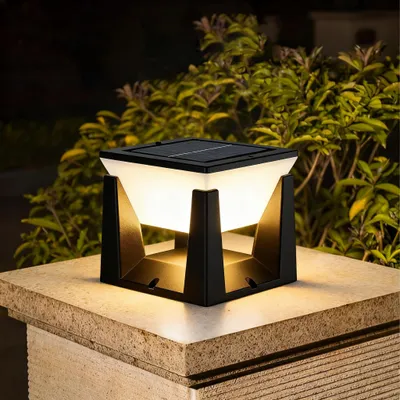 Obrázok produktu pre Solárna záhradná lampa, LED vonkajšie osvetlenie, vodotesná