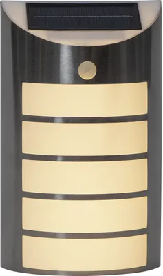 Produktbild von LED-Solar-Wandleuchte 'Wally', stainless steel,