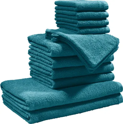 Produktbild von REDBEST Frottier-Set Oceanside" 14-teilig petrol OneSize"