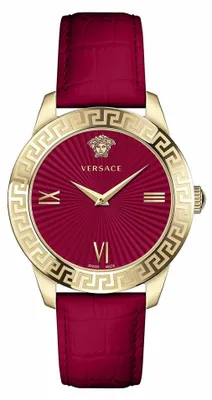 Produktbild von Versace Damen Uhr Armbanduhr Leder Greca VEVC00921
