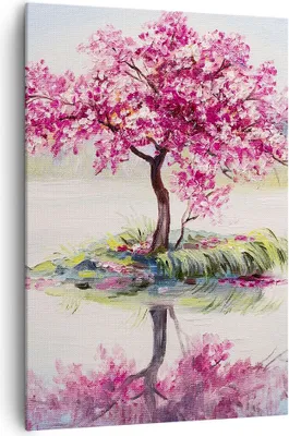 Produktbild von Bild auf Leinwand - Leinwandbild - Einteilig - Baum Abstraktion - 70x100cm - Wand Bild - Wanddeko - Wandbilder - Leinwanddruck - Wanddekoration - Leinwand bilder - Wandbild - PA70x100-3805