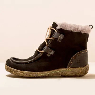Zdjęcie produktu dla El naturalista sznurowane buty N5449 LUX SUEDE-PLEASANT BLACK/ NIDO kolor czarny
