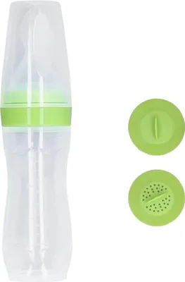 Produktbild von Quetschlöffel für Babys, klein, tragbar, leicht, aus lebensmittelechtem Material, für Reisen zu Hause