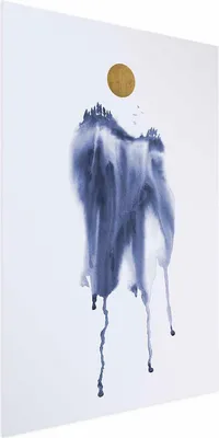 Produktbild von Posterpapier Poster - Watercolor Abstraction 60x90 cm Abstrakt a-A-0399-ao-a