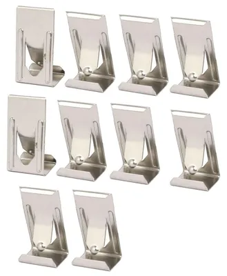 Fotorahmen-Clips, Metall, 26x14 mm, silber, 10 Stück