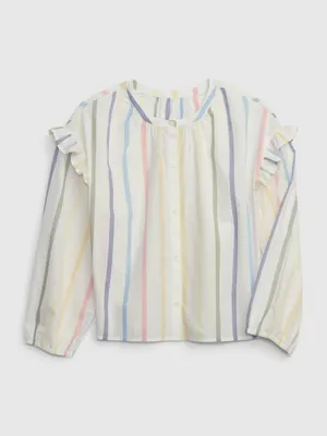 Produktbild von GAP Langarm-Bluse mit Knopfleiste 510727 für Mädchen