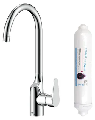 Produktbild von Laveo CLARO Küchenarmatur mit Amii BAKB098D Filtersystem