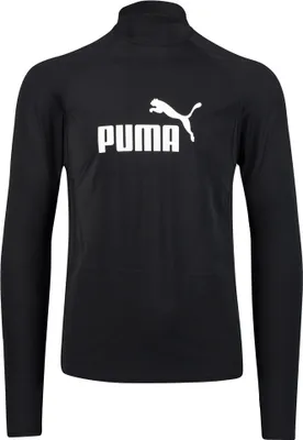 Zdjęcie produktu dla PUMA Rashguard Swim Bluza męska z długim rękawem, Kolor:Czarny, Rozmiar odzieży:S