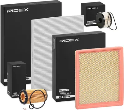 Produktbild von RIDEX Filterset Inspektionspaket Filtersatz für CHRYSLER VOYAGER IV (RG, RS)