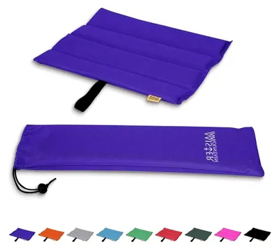 Produktbild von Outdoor Iso-Sitz-Kissen inkl. Tasche - Sitz-Matte mit Schutz vor Kälte, Nässe, Schmutz, Hitze - Faltbar & Waschbar - Thermokissen Lila