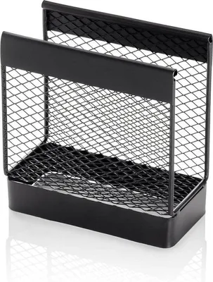 Image de Porte-serviettes - porte-serviettes décoratif en métal noir au motif quadrillé - 133 x 67 x 14 cm