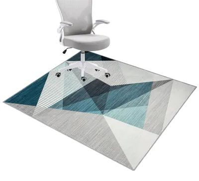 Image de Elzusha - Tapis de protection rectangulaire pour sols durs - 120x150 cm, antidérapant