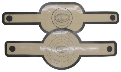 2er-Set Silikon-Backmatten, antihaftbeschichtet, für Brotbackformen